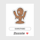 Japans Cartoon Mud Yokai Dorotabo Sticker (Vel)