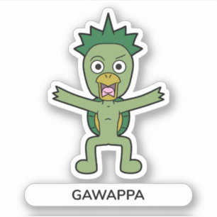 Japans Cartoon Yokai Gawappa Sticker