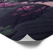 Japans Castle in Bloom, Rocky Hilltop Fortress Poster (Hoek)