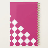 Japans Checkerboard & Sakura Blossom Crest Planner (Achterkant)