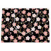 Japans Cherry Blossom Pattern Groot Cadeauzakje (Voorkant)
