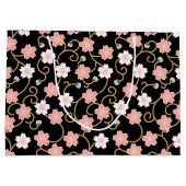 Japans Cherry Blossom Pattern Groot Cadeauzakje (Achterkant)