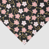 Japans Cherry Blossom Pattern Tissuepapier (Detail)
