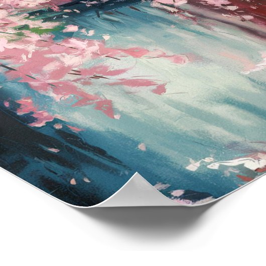 Japans Cherry Blossom Poster (Hoek)