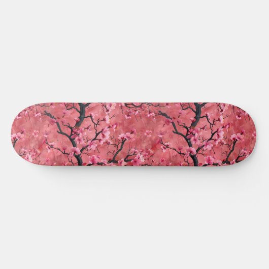 Japans Cherry Blossom Skateboard (Horizontaal)