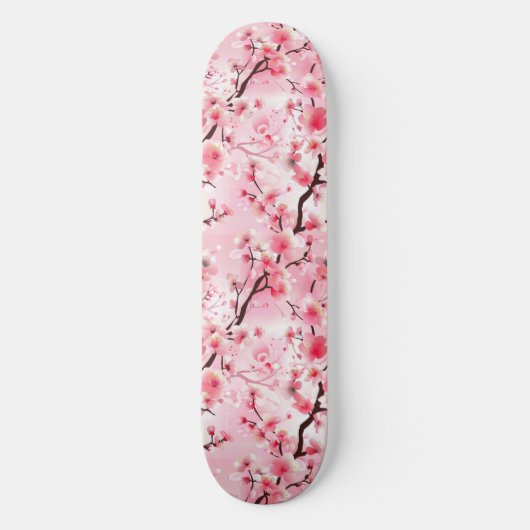 Japans Cherry Blossom Skateboard (Voorkant)