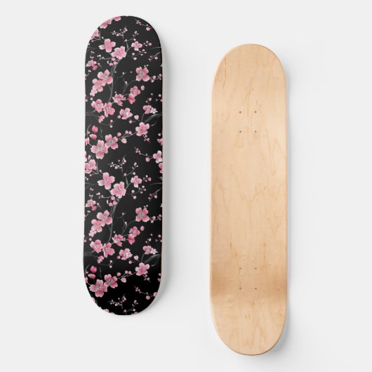 Japans Cherry Blossom Skateboard (Voorkant)