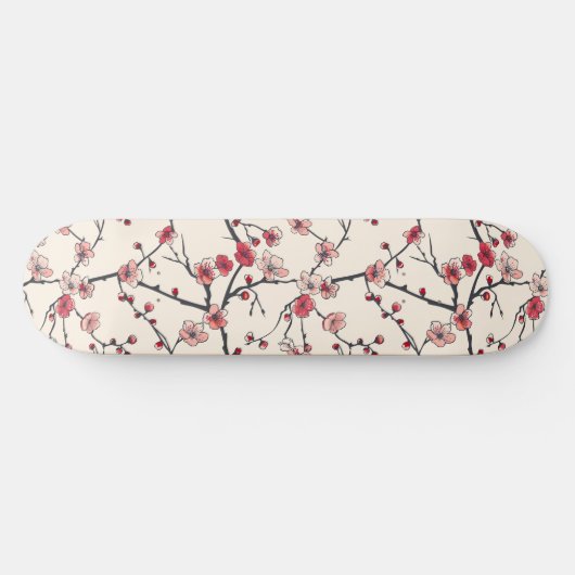 Japans Cherry Blossom Skateboard (Horizontaal)
