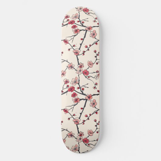 Japans Cherry Blossom Skateboard (Voorkant)