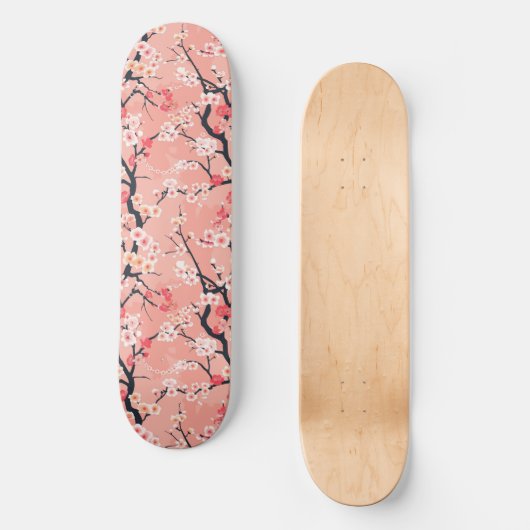 Japans Cherry Blossom Skateboard (Voorkant)