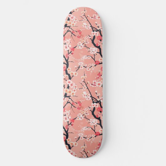 Japans Cherry Blossom Skateboard (Voorkant)
