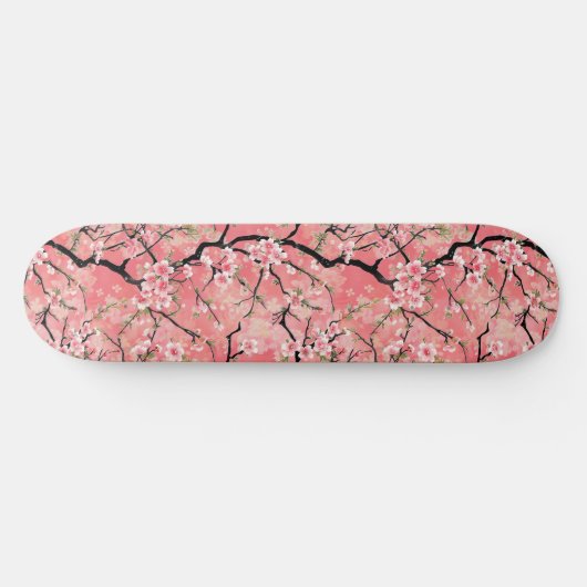 Japans Cherry Blossom Skateboard (Horizontaal)