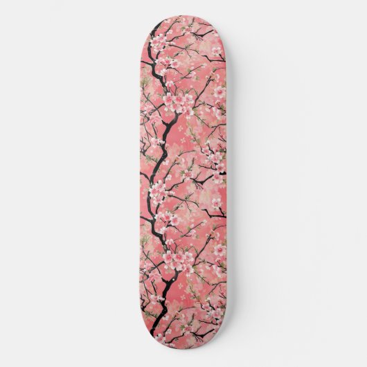 Japans Cherry Blossom Skateboard (Voorkant)