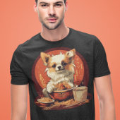 Japans Chihuahua eten Ramen Kawaii Anime T-shirt