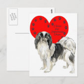 Japans_Chin Briefkaart (Voorkant / Achterkant)