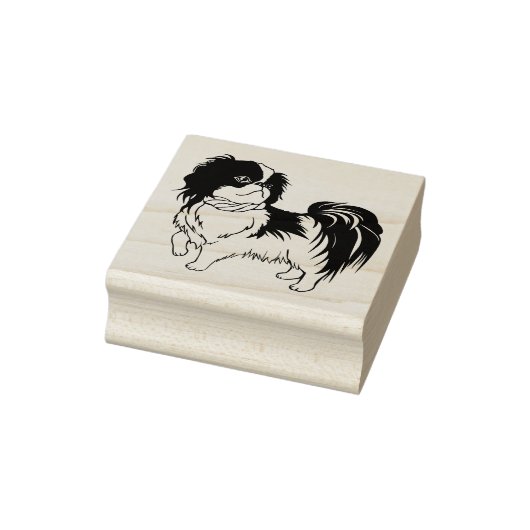 Japans Chin Hondenras Rubberstempel (Stempel)