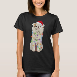 Japans Chin Kerstverlichting Xmas Hondenliefhebber T-shirt