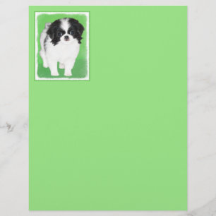 Japans Chin Puppy Painting - Oorspronkelijke honde