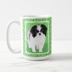 Japans Chin Puppy Painting - Oorspronkelijke honde Koffiemok