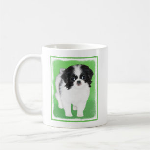 Japans Chin Puppy Painting - Oorspronkelijke honde Koffiemok