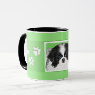 Japans Chin Puppy Painting - Oorspronkelijke honde Mok