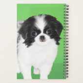 Japans Chin Puppy Painting - Oorspronkelijke honde Planner (Achterkant)