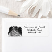 Japans Chin Return-adres Etiket (Insitu)