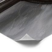 Japans Chin Snowy Sleigh Kerstmisdecor Poster (Hoek)