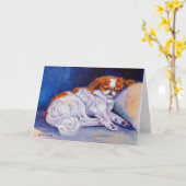 Japans Chin Wenskaart Kaart (Gele Bloem)