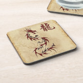 Japans Chinees Draak Aziatisch Kunst Onderzetters (Linkerzijde)