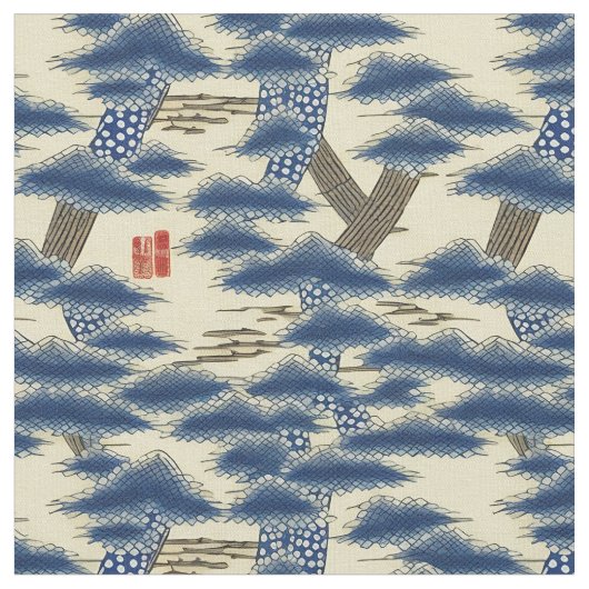 Japans Chinees traditioneel patroon Stof (Close Up)
