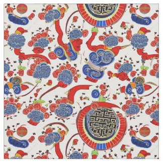 Japans-Chinees traditioneel patroonweefsel Stof