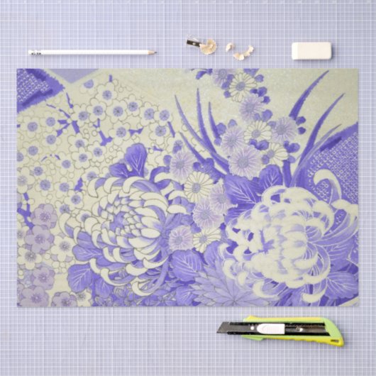 Japans chrysant ontwerp tissuepapier (Craft)