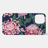 Japans chrysant pioenrozen  patroon Case-Mate iPhone case (Achterkant (horizontaal))