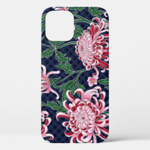 Japans chrysant pioenrozen patroon Case-Mate iPhone case