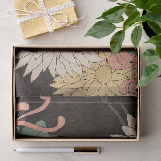  Japans Chrysanthemum Bloemen 2 Decoupage Tissuepapier (Geschenk)