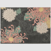  Japans Chrysanthemum Bloemen 2 Decoupage Tissuepapier (Voorkant)