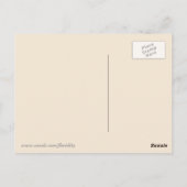 Japans Chrysanthemum. Goud en Sinaasappel Briefkaart (Achterkant)