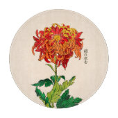 Japans Chrysanthemum. Rust en Sinaasappel Snijplank (Voorkant)