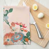 Japans Chrysanthemum Theedoek (Quarter Fold)