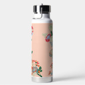 Japans Chrysanthemumontwerp Waterfles (Rechts)