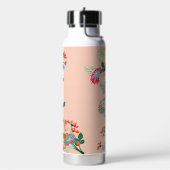 Japans Chrysanthemumontwerp Waterfles (Links)
