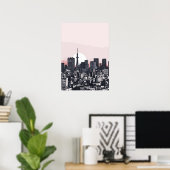 Japans Cityscape Poster 90s Pop Art Prin (Thuiskantoor)
