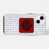 Japans Clan Kamon Kanji Script Ball Float iPhone Hoesje (Achterkant horizontaal)