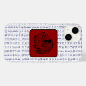 Japans Clan Kamon Kanji Script Rooster Case-Mate iPhone Case (Achterkant (horizontaal))
