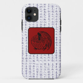 Japans Clan Kamon Kanji Script Rooster Case-Mate iPhone Case