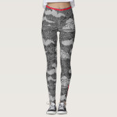 JAPANS CLOUD PATROON MET HUMMINGBIRD LEGGINGS (Voorkant)