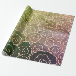 JAPANS CLOUD PATROON Wrapping Paper Cadeaupapier