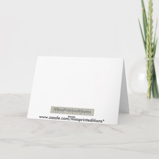 Japans dank je bedankkaart (Achterkant)