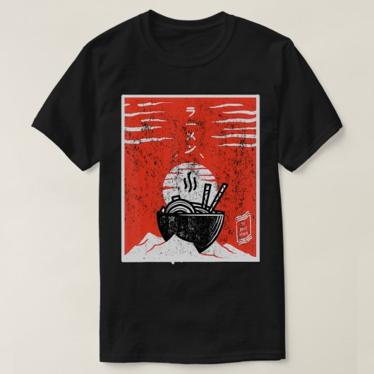 Japans de grote Ramen T-shirt (Design voorkant)